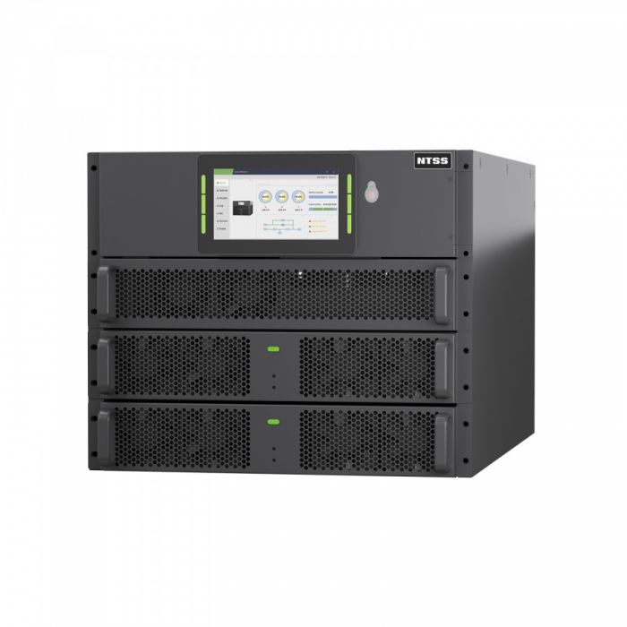 Силовой шкаф модульного ИБП NTSS LRT 30 кВА, 2 слота для силовых модулей 15 кВА, 9U напольный