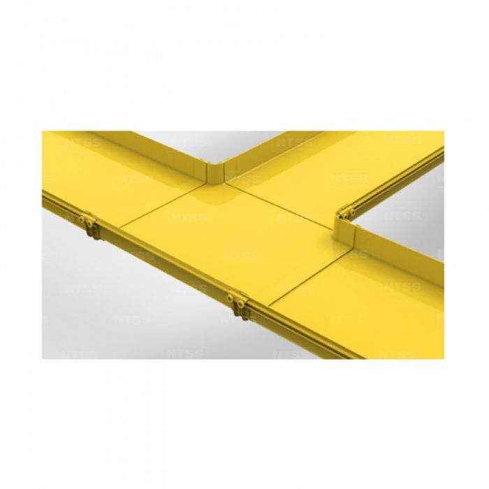 Т-соединитель-отвод оптического лотка NTSS 600*100 мм, желтый