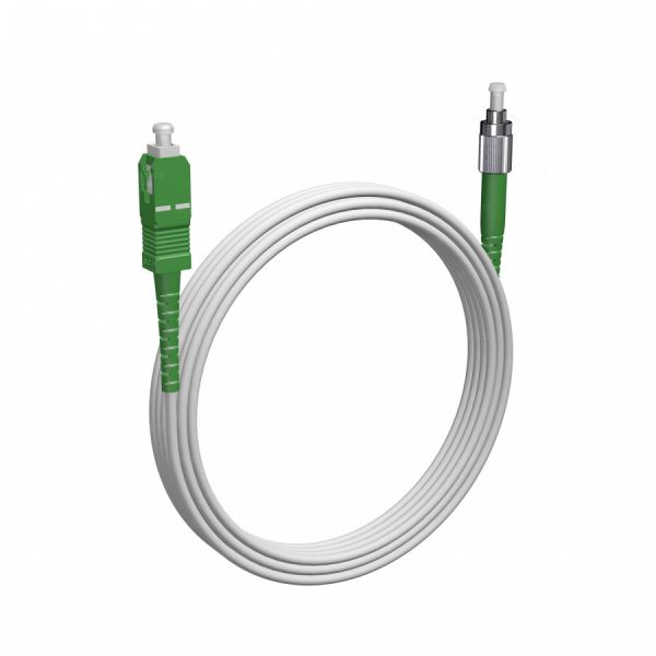 Шнур оптический NTSS PREMIUM spc SC/APC-FC/APC 9/125 G.657A1 3.0мм 10м LSZH (патч-корд)