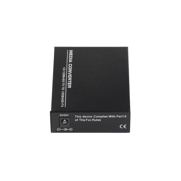 WDM медиаконвертер NTSS с RJ45 портом 10/100Base-T и 10/100Base-FX с разъемом SC, рабочая длина волны (передача/прием) 1310/1550 нм, SM, дальность до 20 км, DC 5В 2A