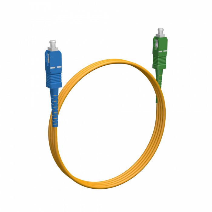 Шнур оптический NTSS spc SC/UPC-SC/APC 9/125 2.0мм 2м LSZH (патч-корд)