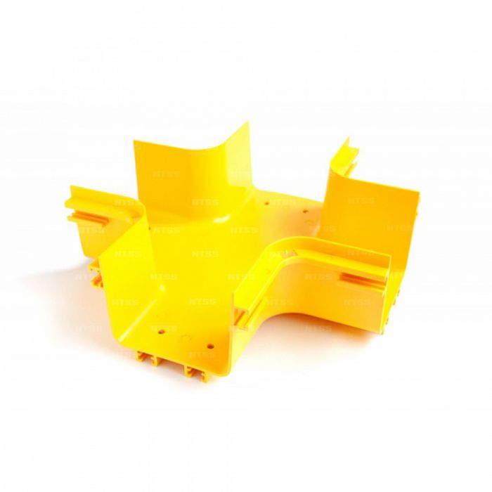 Х-соединитель оптического лотка NTSS 120*100 мм, желтый