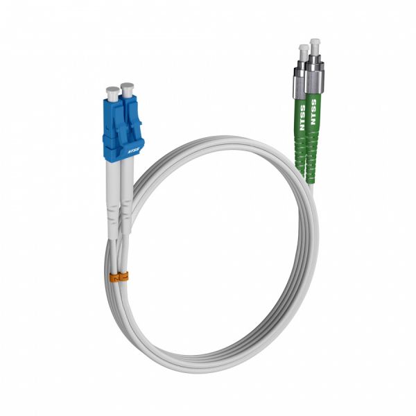 Шнур оптический NTSS dpc LC/UPC-FC/APC 9/125 G.657A1 2.0мм 9м LSZH (патч-корд)