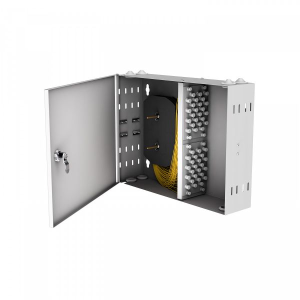 Кросс настенный NTSS PREMIUM, предсобранный, 24 порта FC/UPC, 9/125 мкм