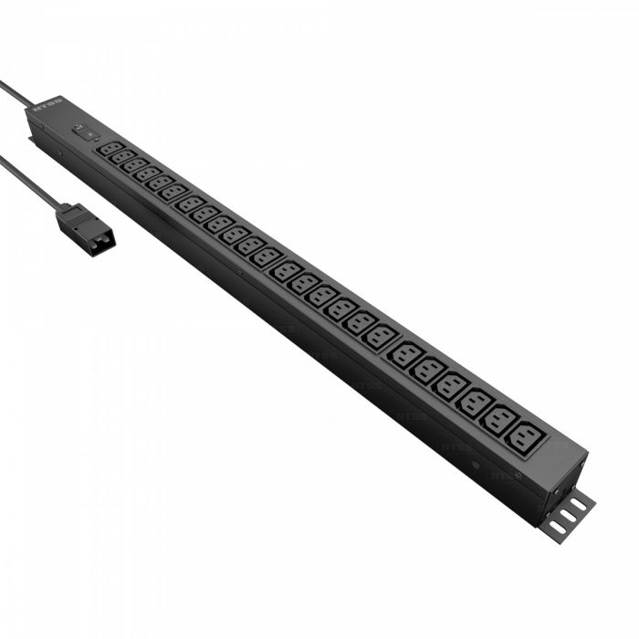 Блок распр.питания NTSS, Basic, 1ф16А, 3.7кВт, 1 гидр.авт., (24)С13, сталь, 3м каб., вил. IEC 60320 C20