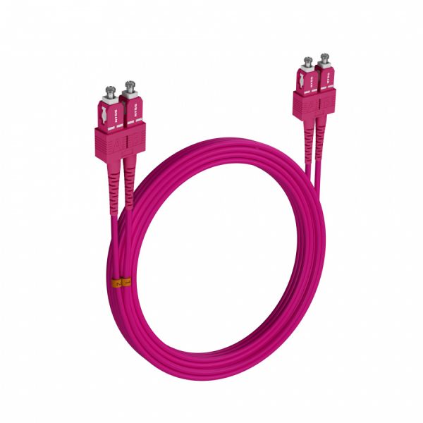 Шнур оптический NTSS dpc SC/UPC-SC/UPC 50/125 OM4 3.0мм 20м LSZH (патч-корд)