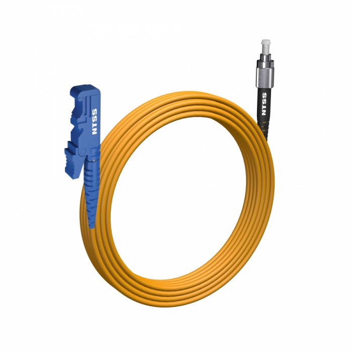 Шнур оптический NTSS spc E2000/UPC-FC/UPC 9/125 3.0мм 25м LSZH (патч-корд)