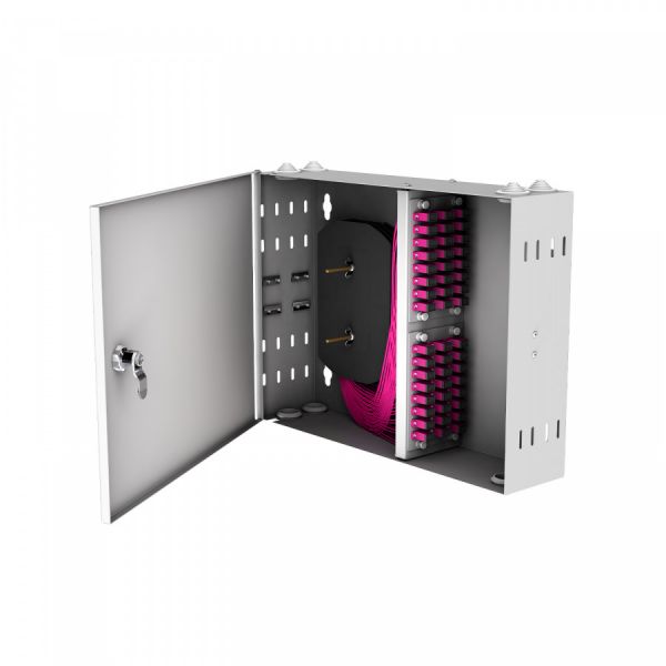 Кросс настенный NTSS PREMIUM, предсобранный, 24 порта SC/UPC, 50/125 мкм OM4