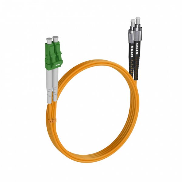 Шнур оптический NTSS dpc LC/АРС-FC/UРС 9/125 3.0мм 7м LSZH (патч-корд)