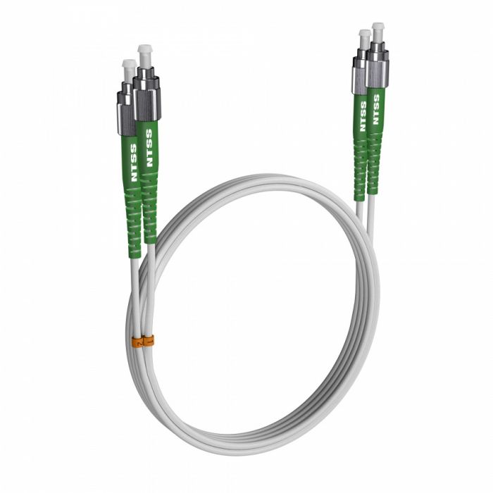 Шнур оптический NTSS dpc FC/APC-FC/APC 9/125 G.657A1 3.0мм 6м LSZH (патч-корд)