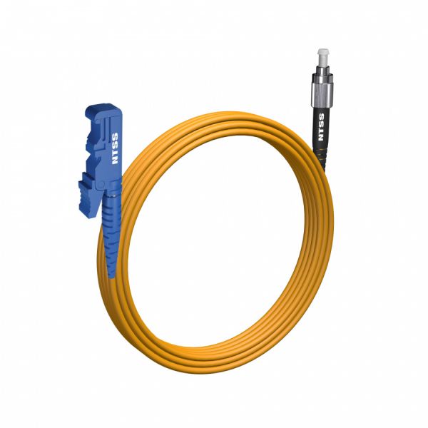 Шнур оптический NTSS spc E2000/UPC-FC/UPC 9/125 3.0мм 6м LSZH (патч-корд)