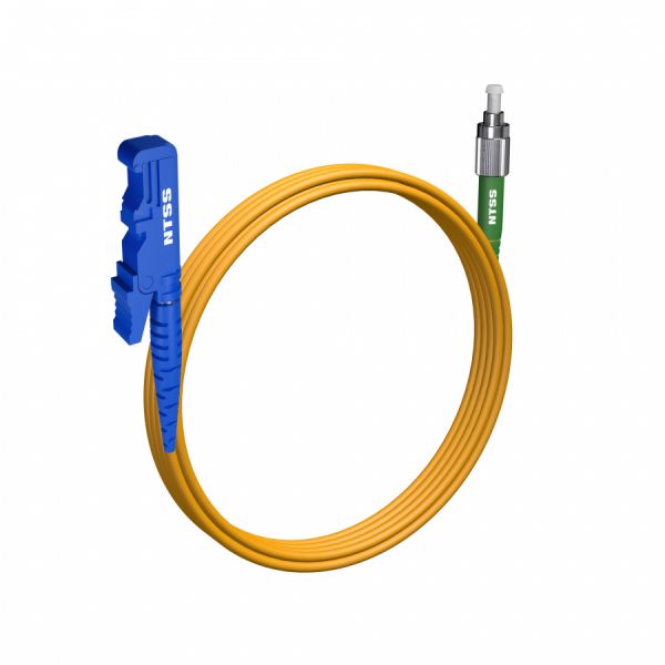Шнур оптический NTSS spc E2000/UPC-FC/APC 9/125 3.0мм 3м LSZH (патч-корд)