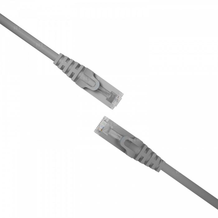 Патч-корд NTSS PREMIUM 2xRJ45/8P8C, T568B FTP CAT6 LSZH 0,5 метра, серый
