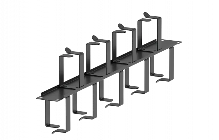 Органайзер кабельный горизонтальный двусторонний 19"  ОКГД-19"-1U