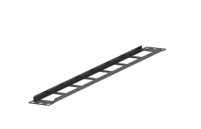 Органайзер кабельный горизонтальный с окнами 19"  ОКГО-19"-1U
