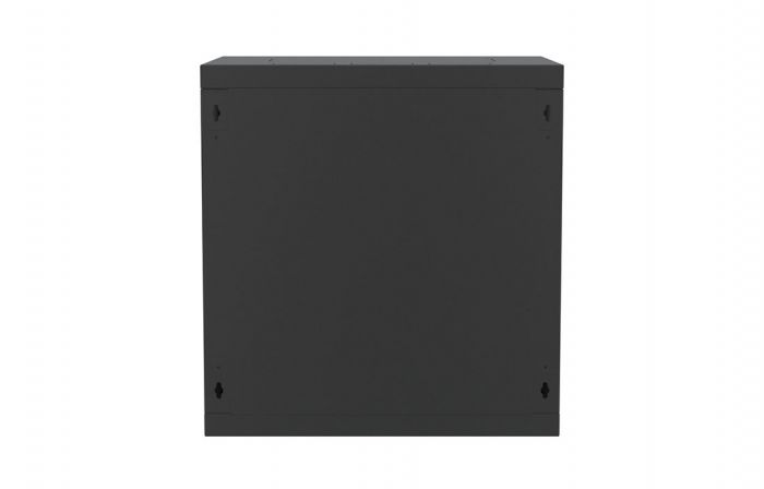 Шкаф телекоммуникационный настенный разборный черный 19”,12U(600x550), ШТ-НСр-12U-600-550-П-Ч дверь перфорированная ССД