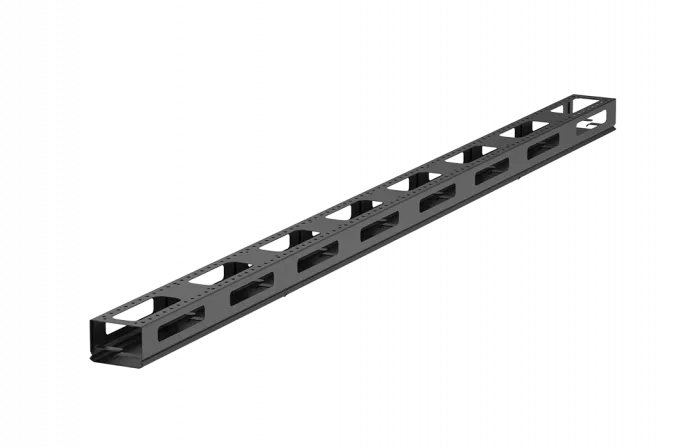 Органайзер кабельный вертикальный с крышкой 45U ОКВК-45U