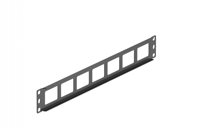 Органайзер кабельный горизонтальный с окнами 19"  ОКГО-19"-1U
