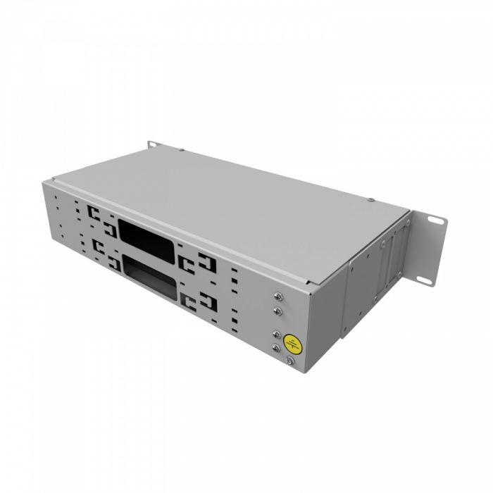 Кросс 19" NTSS PREMIUM, предсобранный 2U, 48 портов LC/UPC duplex, 50/125 мкм OM4