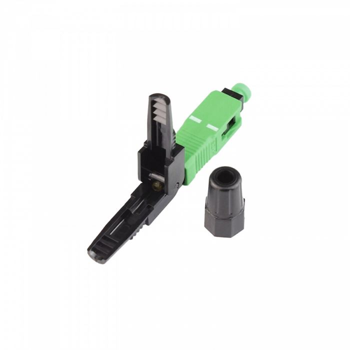 Коннектор оптический быстрой установки, не полируемый, безклеевой, SC/APC универсальный