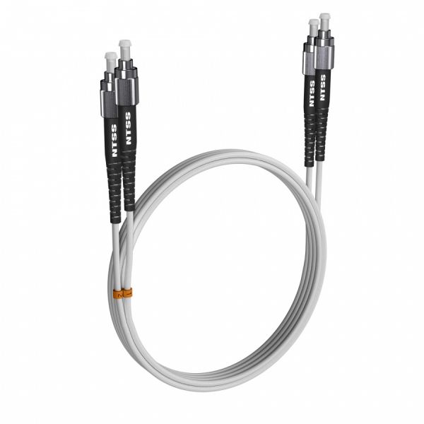 Шнур оптический NTSS PREMIUM dpc FC/UPC-FC/UPC 9/125 G.657A1 3.0мм 3м LSZH (патч-корд)