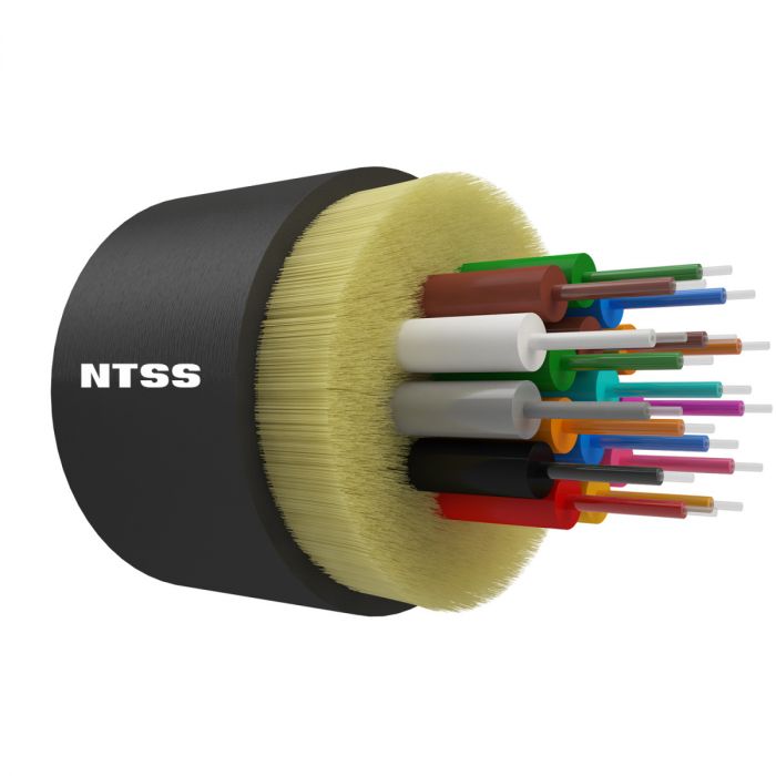 Оптический кабель распределительный NTSS, IN/OUT, 16 волокон OM1, 62.5/125, LSZH, черный