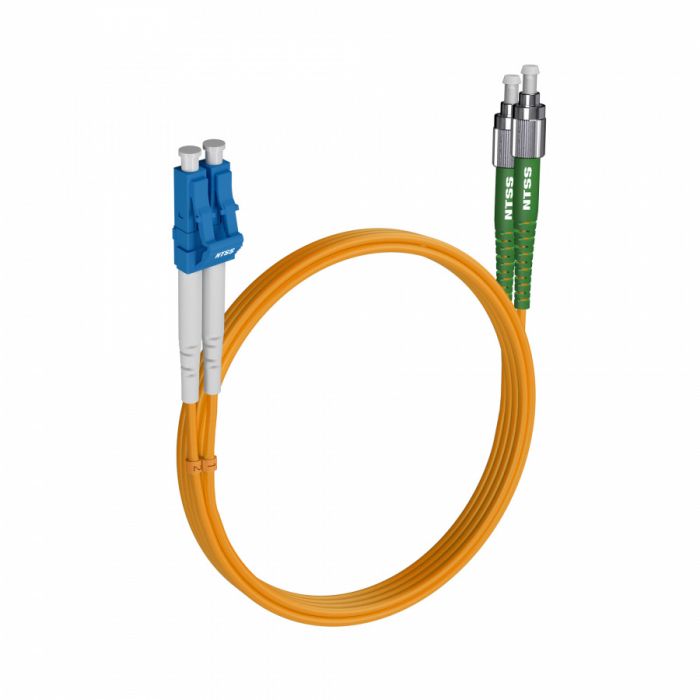 Шнур оптический NTSS dpc LC/UPC-FC/APC 9/125 2.0мм 8м LSZH (патч-корд)