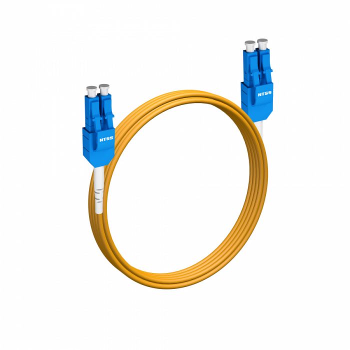 Шнур оптический NTSS PREMIUM dpc UniBoot Lcub/UPC-LCub/UPC 9/125 2.0мм 2м LSZH (патч-корд)