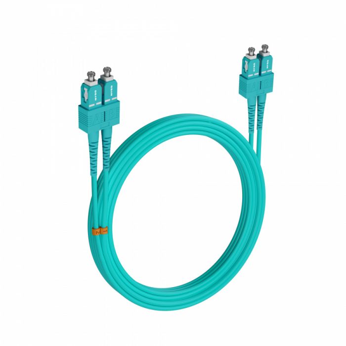 Шнур оптический NTSS dpc SC/UPC-SC/UPC 50/125 OM3 2.0мм 15м LSZH (патч-корд)