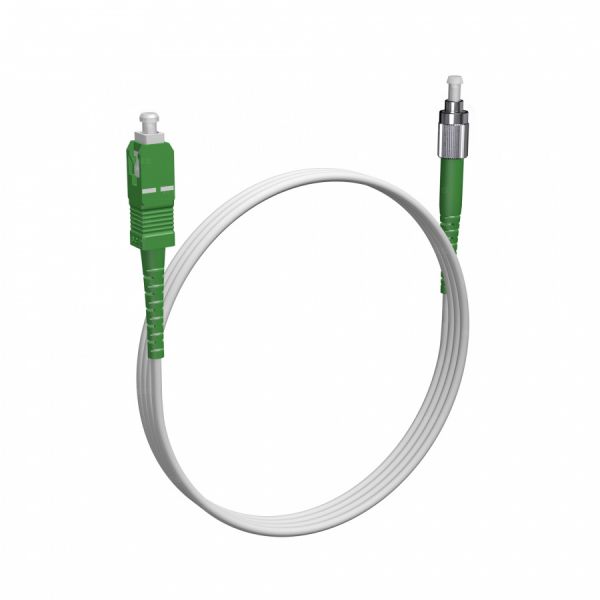 Шнур оптический NTSS spc SC/APC-FC/APC 9/125 G.657A1 3.0мм 2м LSZH (патч-корд)