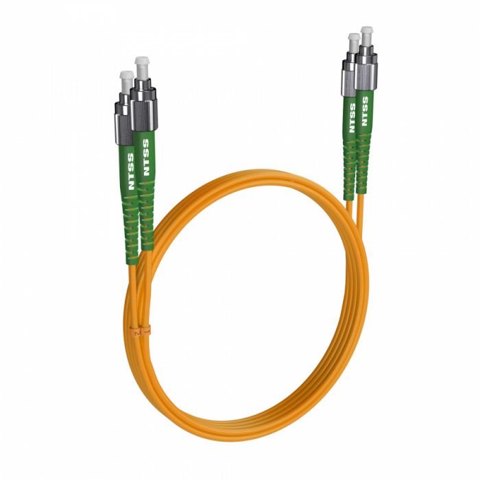 Шнур оптический NTSS PREMIUM dpc FC/APC-FC/APC 9/125 3.0мм 1м LSZH (патч-корд)