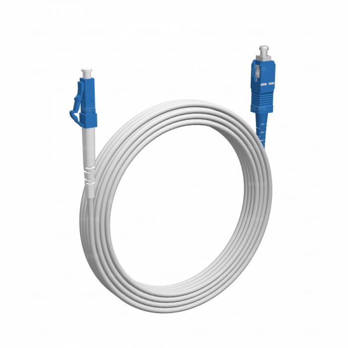 Шнур оптический NTSS spc LC/UPC-SC/UPC 9/125 G.657A2 3.0мм 15м LSZH (патч-корд)