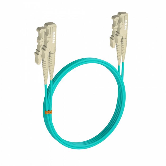 Шнур оптический NTSS dpc E2000/UPC-E2000/UPC 50/125 OM3 3.0мм 1м LSZH (патч-корд)