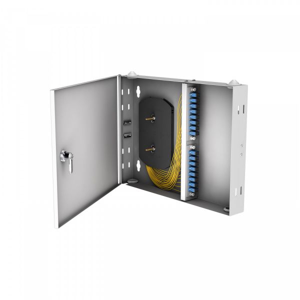 Кросс настенный NTSS PREMIUM, предсобранный, 16 портов SC/UPC, 9/125 мкм