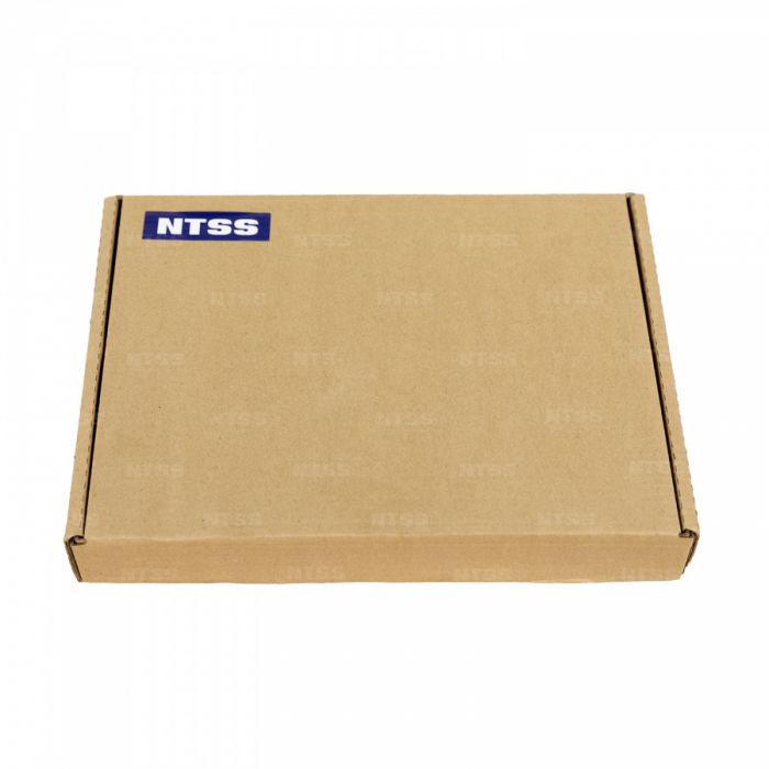 Кросс NTSS оптический настенный частично укомплектованный 16 портов SC/LC duplex (планка SC/2LC-2шт, сплайс-кассета-1шт) серый RAL 7035