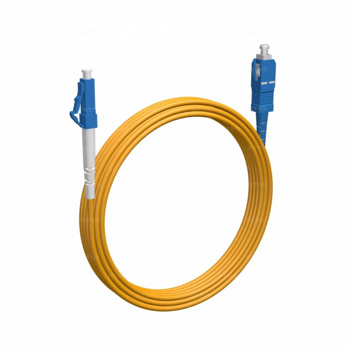 Шнур оптический NTSS PREMIUM spc LC/UPC-SC/UPC 9/125 2.0мм 5м LSZH (патч-корд)