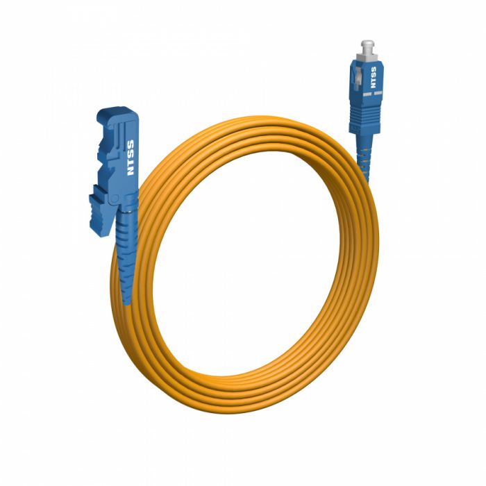 Шнур оптический NTSS spc E2000/UPC-SC/UPC 9/125 3.0мм 25м LSZH (патч-корд)