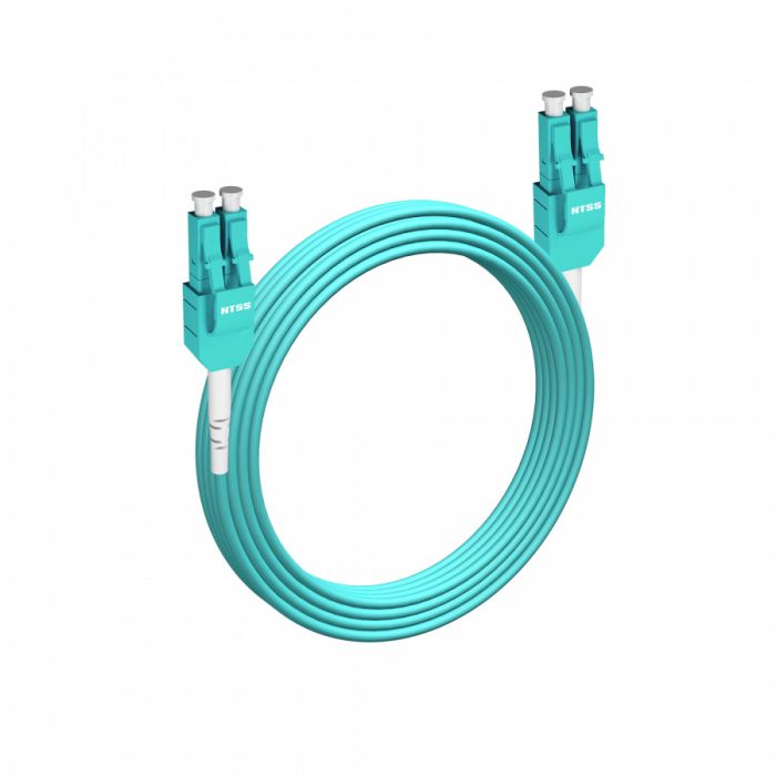 Шнур оптический NTSS PREMIUM dpc UniBoot Lcub/UPC-LCub/UPC 50/125 ОМ3 2.0мм 15м LSZH (патч-корд)