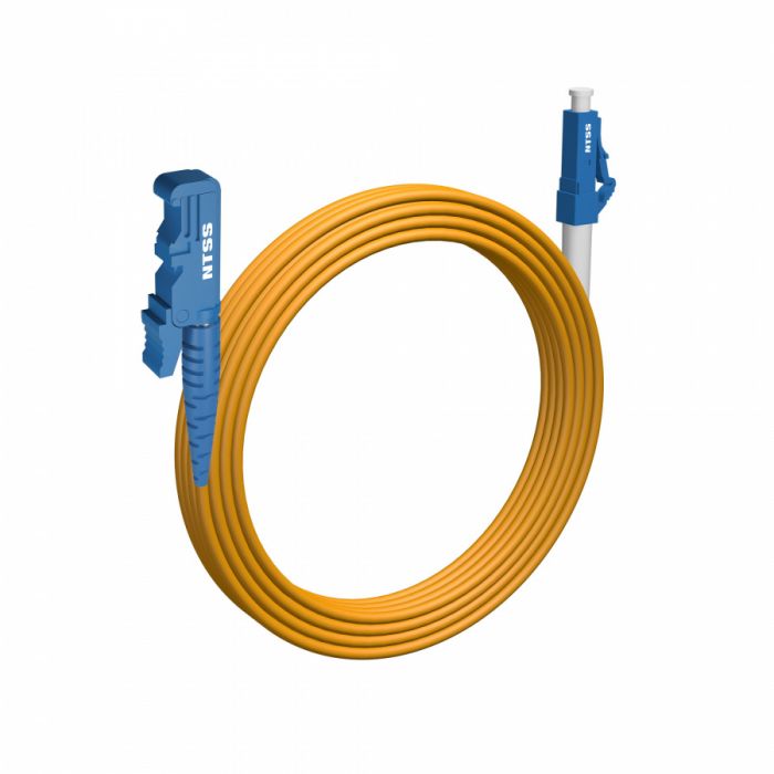 Шнур оптический NTSS spc E2000/UPC-LC/UPC 9/125 3.0мм 25м LSZH (патч-корд)