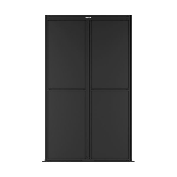 Заглушка торцевая системы изоляции NTSS,42U, глухая, для коридора шириной 1200 мм, RAL 9005 чёрный