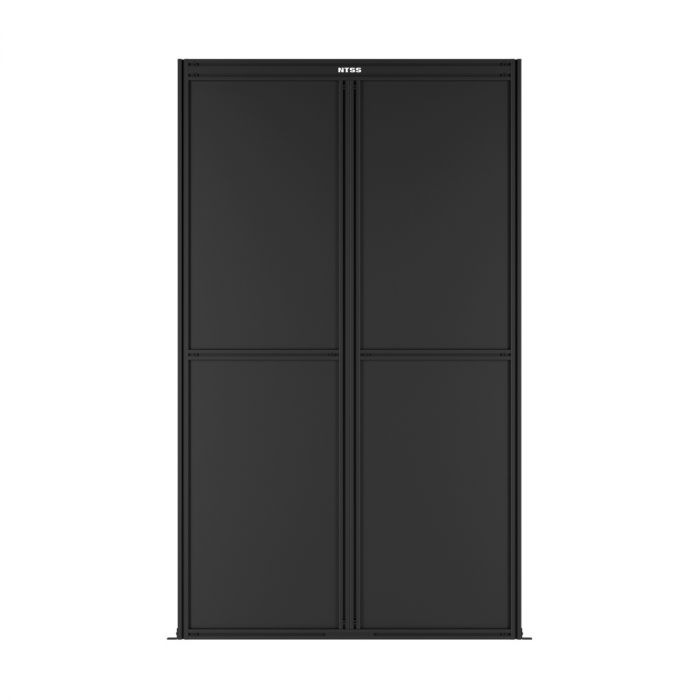 Заглушка торцевая системы изоляции NTSS,42U, глухая, для коридора шириной 1200 мм, RAL 9005 чёрный