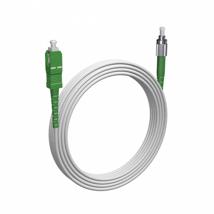 Шнур оптический NTSS spc SC/APC-FC/APC 9/125 G.657A1 2.0мм 25м LSZH (патч-корд)