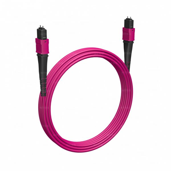 Волоконно-оптическая сборка trunk NTSS PREMIUM 12ов, MTP/UPC (male)-MTP/UPC (male), полярность А, 50/125 OM4, 5м, LSZH