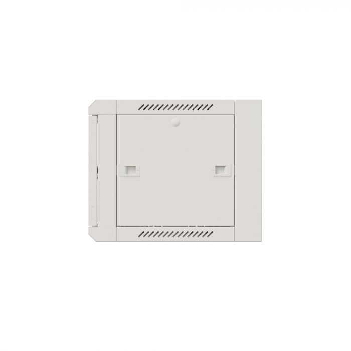Шкаф настенный телекоммуникационный NTSS W 9U 600х450х500мм, 2 профиля 19, дверь стеклянная, боковые стенки съемные, задняя стенка, разобранный, серый RAL 7035