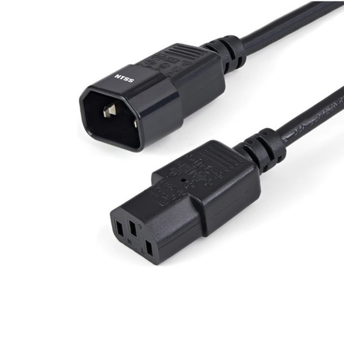 Шнур питания NTSS для БРП IEC 60320 C13 –  IEC 60320 C14, 3х0.75, 1 м, ГОСТ