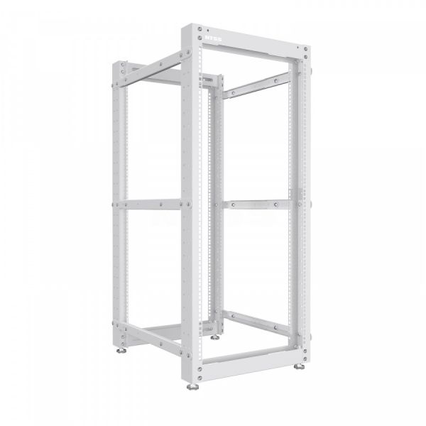 Стойка серверная NTSS OR двухрамная 42U 600-1000мм, комплект ножек, серый RAL 7035