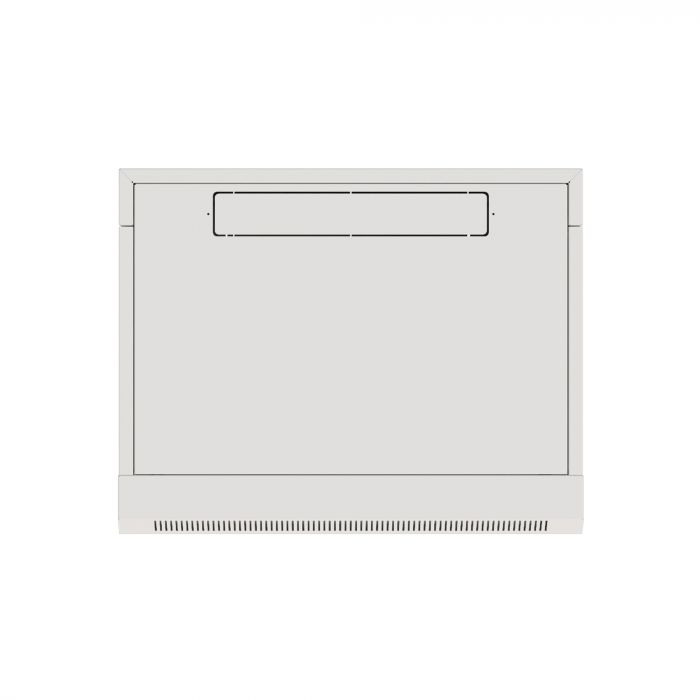 Шкаф настенный телекоммуникационный NTSS W 15U 600х600х770мм, 2 профиля 19, дверь стеклянная, боковые стенки съемные, задняя стенка, разобранный, серый RAL 7035