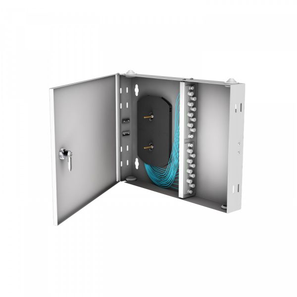 Кросс настенный NTSS PREMIUM, предсобранный, 12 портов FC/UPC, 50/125 мкм OM3