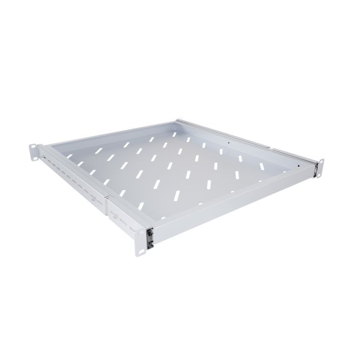 Полка выдвижная NTSS глубина 500мм, крепление 19 1U, для шкафов глубиной 800мм, серый RAL 7035