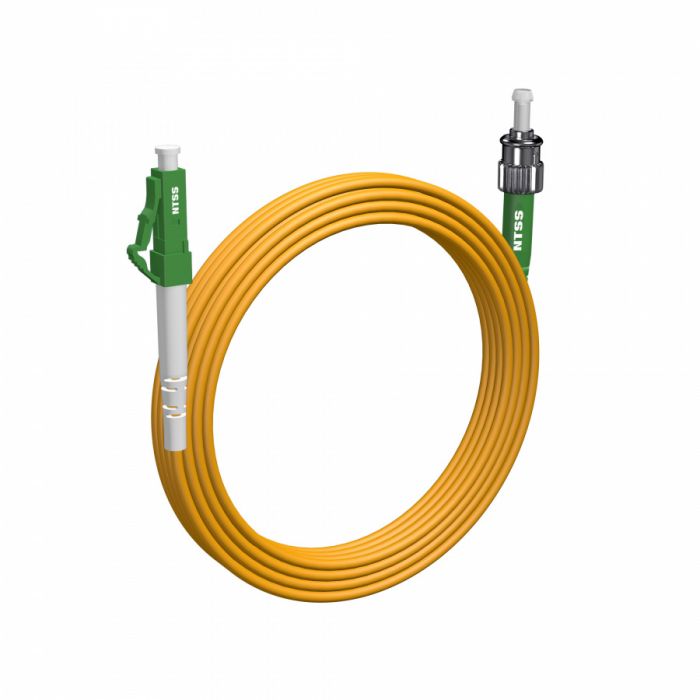 Шнур оптический NTSS spc LC/APC-ST/APC 9/125 3.0мм 15м LSZH (патч-корд)